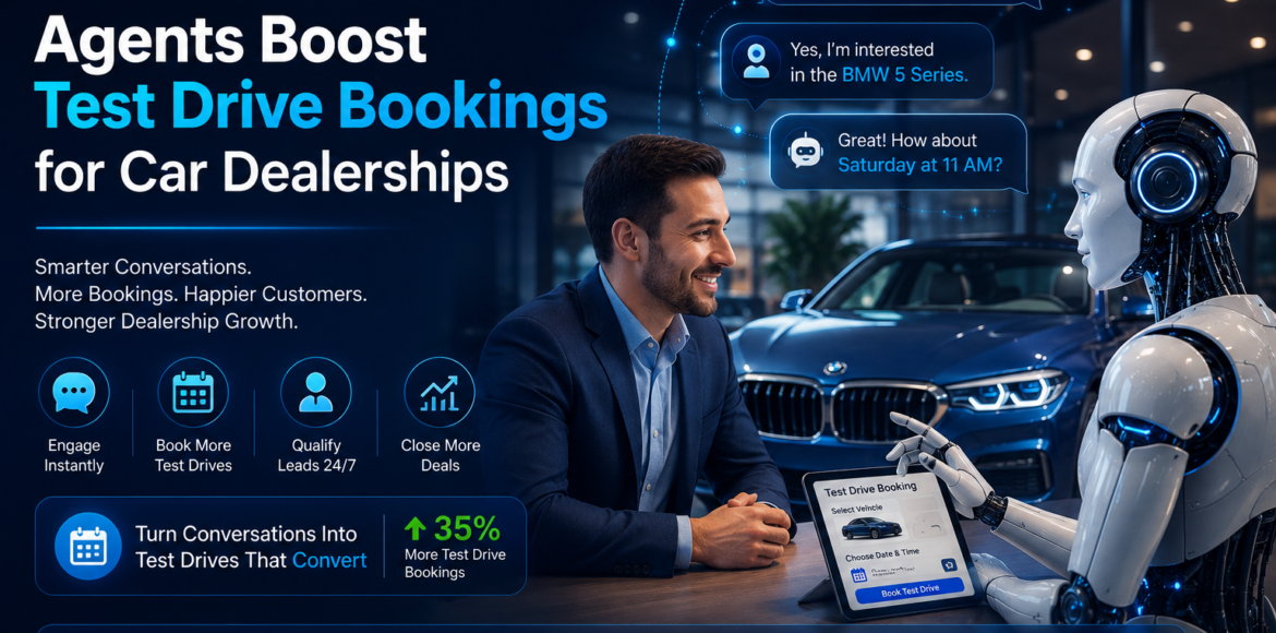 How AI Sales Agents Boost Test Drive Bookings for Car Dealerships