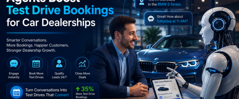 How AI Sales Agents Boost Test Drive Bookings for Car Dealerships