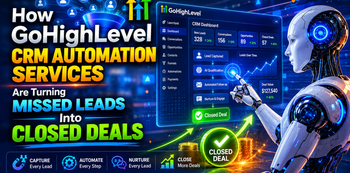 How GoHighLevel CRM Automation Services Are Turning Missed Leads Into Closed Deals