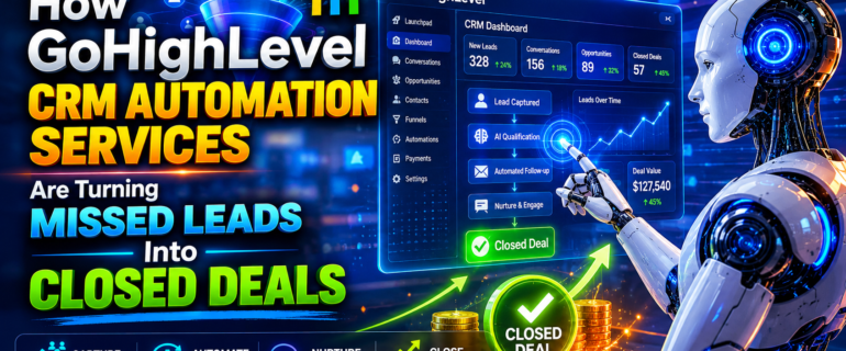 How GoHighLevel CRM Automation Services Are Turning Missed Leads Into Closed Deals How GoHighLevel CRM Automation Services Are Turning Missed Leads Into Closed Deals