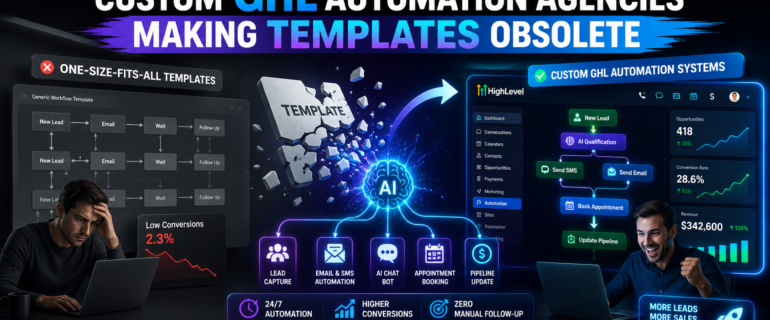 Custom GHL Automation Agencies Making Templates Obsolete Custom GHL Automation
